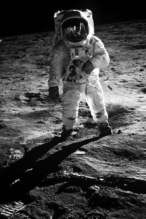 Apollo 11 Astronaut on Moon